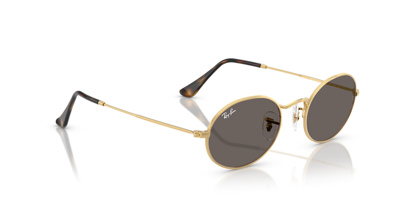 Ray-Ban OVAL in Arista Gold - Alternate View