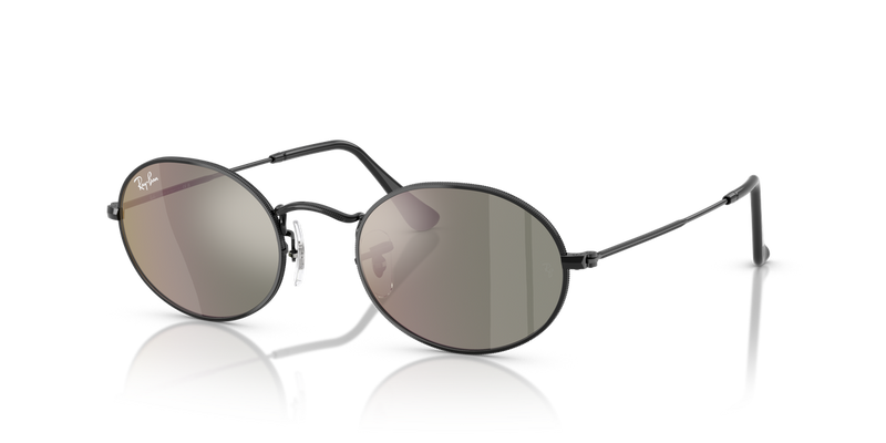 Ray-Ban OVAL in Black - Front View