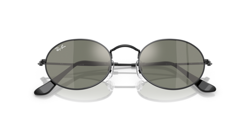 Ray-Ban OVAL in Black - Side View