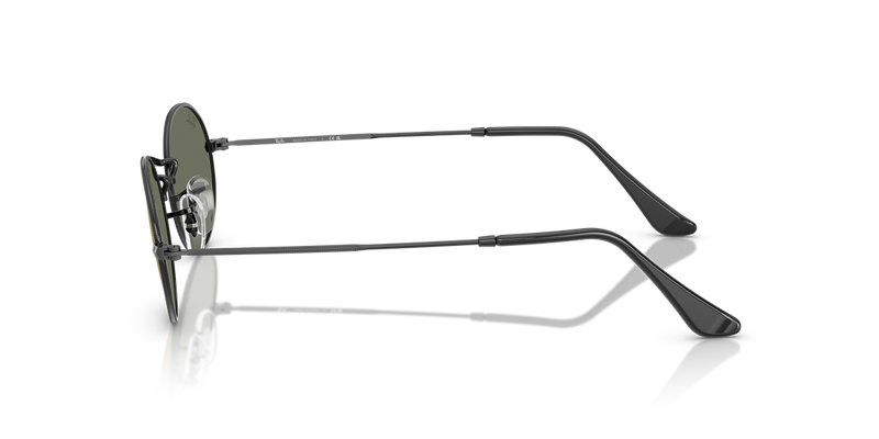 Ray-Ban OVAL in Black - Back View