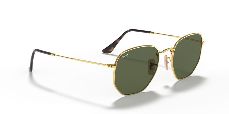 Ray-Ban HEXAGONAL in Arista Gold - Alternate View