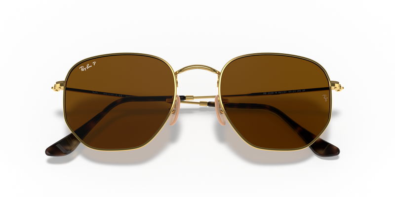Ray-Ban HEXAGONAL in Arista Gold - Alternate View