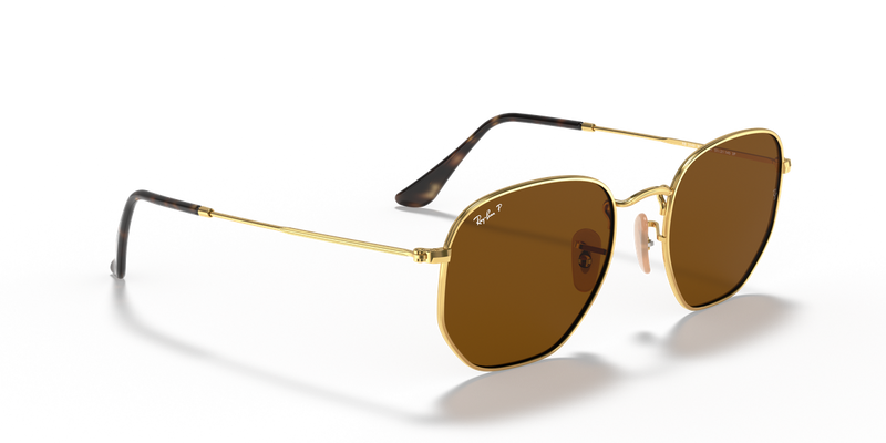 Ray-Ban HEXAGONAL in Arista Gold - Alternate View