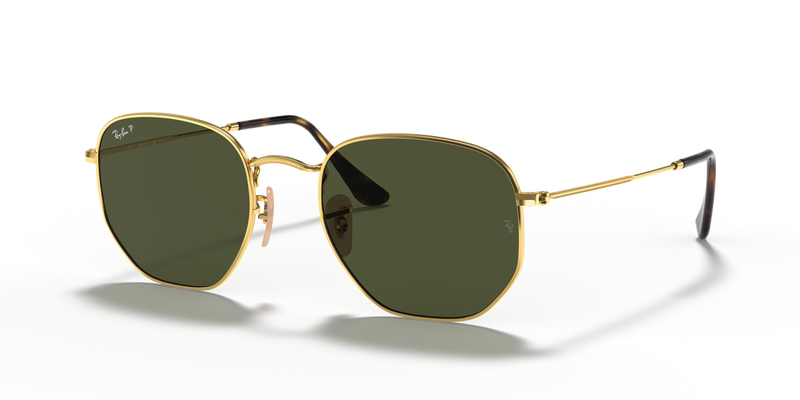 Ray-Ban HEXAGONAL in Arista Gold - Alternate View