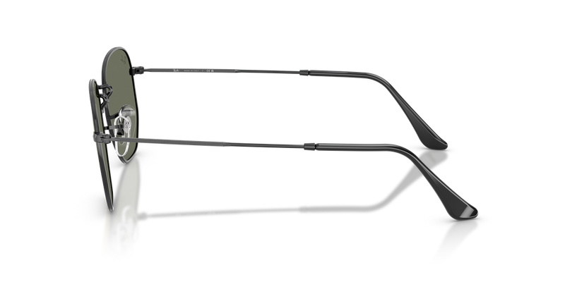 Ray-Ban HEXAGONAL in Black - Back View