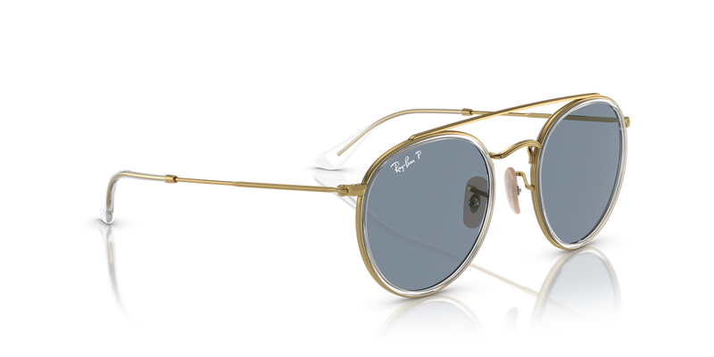 Ray-Ban RB3647N in Arista Gold / Blue Polarized (001/02) - Alternate View