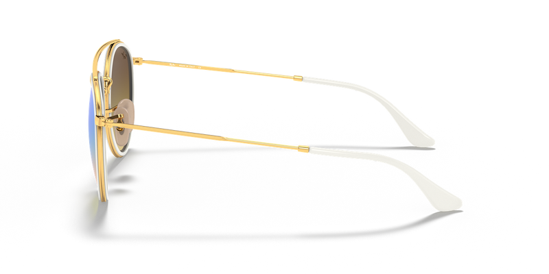 Ray-Ban RB3647N in Arista Gold / Blue Flash (001/4O) - Alternate View