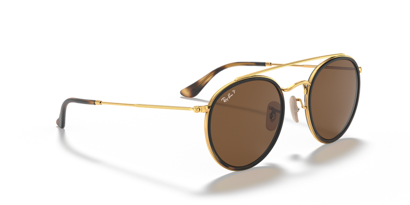 Ray-Ban RB3647N in Arista Gold / Brown Polarized (001/57) - Alternate View