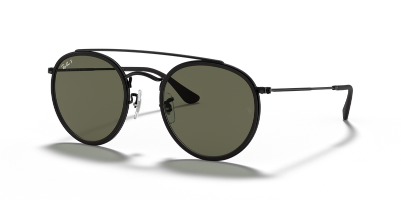 Ray-Ban RB3647N in Black / G-15 Green Polarized (002/58) - Alternate View