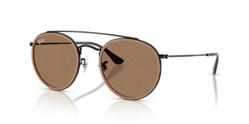 Ray-Ban RB3647N in Black / Brown (927973) - Alternate View