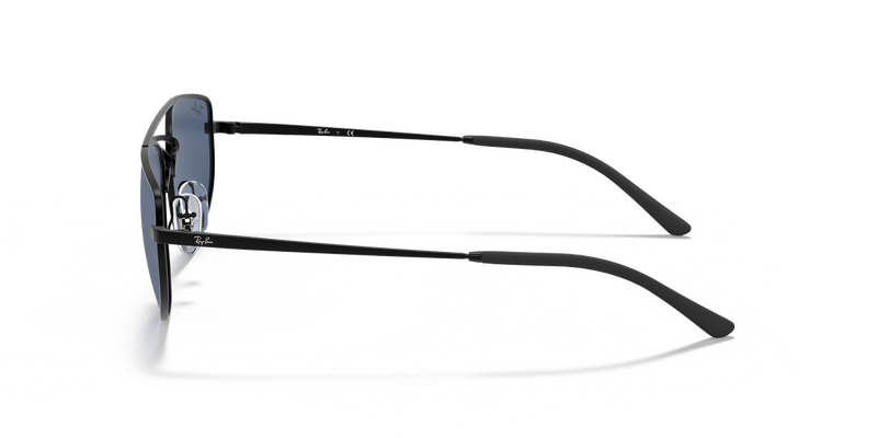 Ray-Ban RB3668 in Rubber Black - Back View