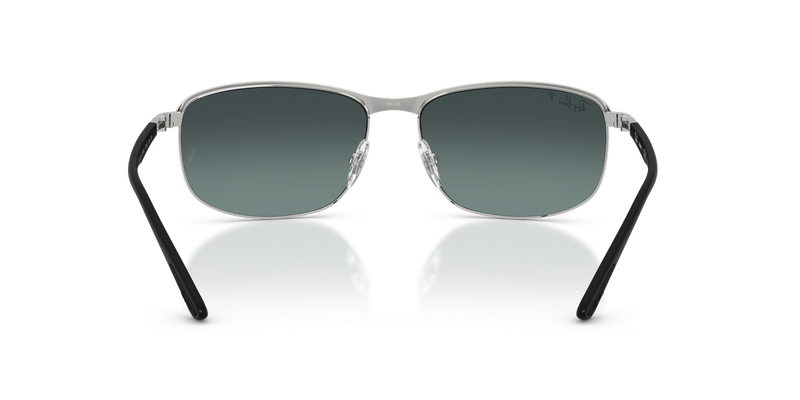 Ray-Ban RB3671CH in Black On Silver / Gold Polarized+ (9144J0) - Alternate View