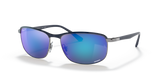 Blue On Gunmetal / Grey & Blue Polarized+ (92044L)