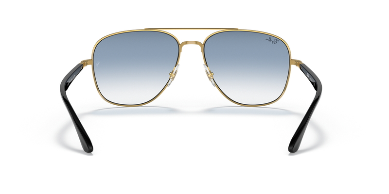Ray-Ban RB3683 in Black On Gold - Alternate View