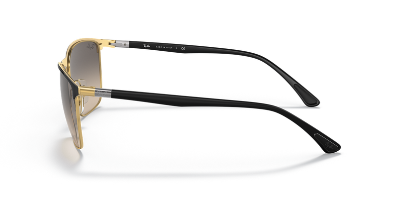 Ray-Ban RB3686 in Black On Gold - Alternate View