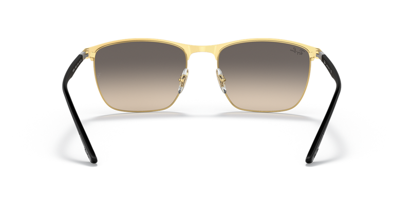 Ray-Ban RB3686 in Black On Gold - Alternate View