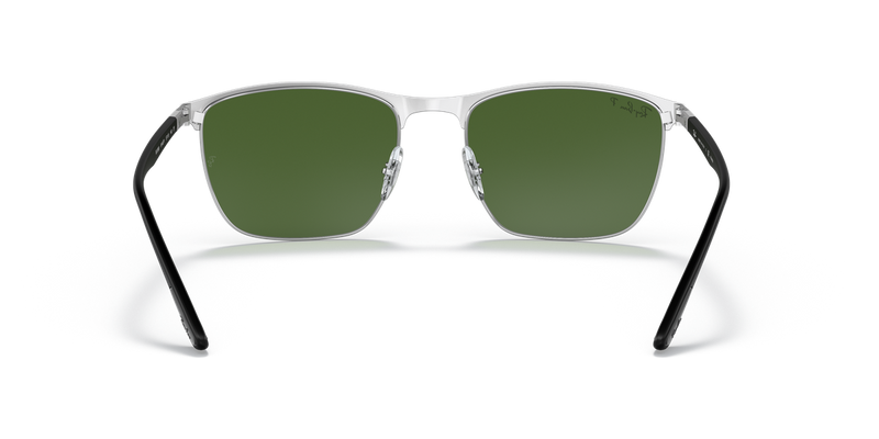 Ray-Ban RB3686 in Black On Silver - Alternate View