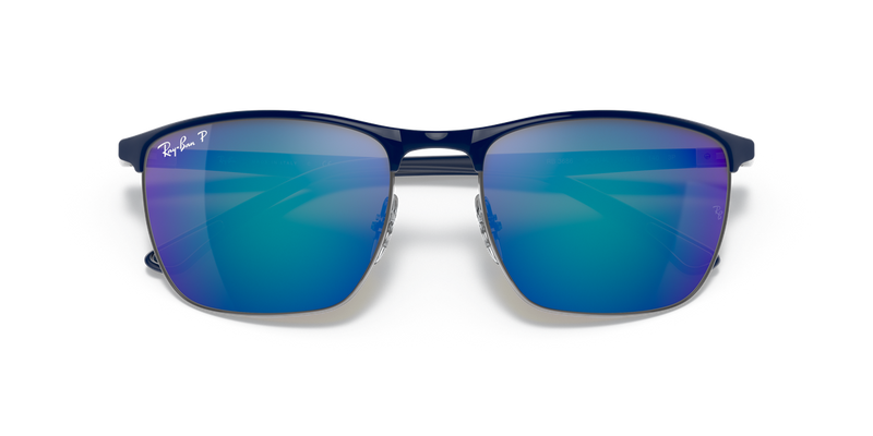 Ray-Ban RB3686 in Blue On Gunmetal - Alternate View