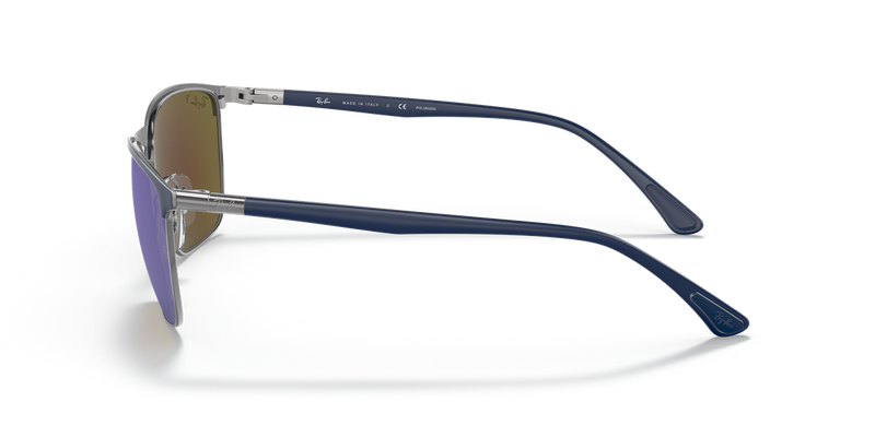 Ray-Ban RB3686 in Blue On Gunmetal - Alternate View