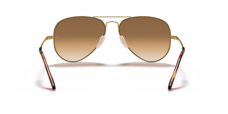 Ray-Ban AVIATOR METAL II in Arista Gold / Light Brown Gradient (914751) - Alternate View