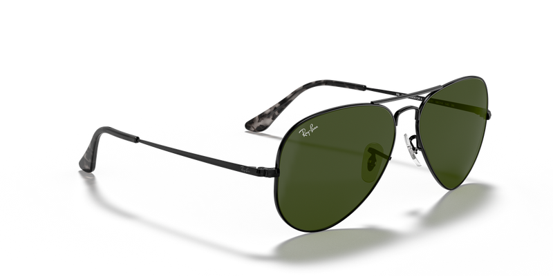 Ray-Ban AVIATOR METAL II in Black / G-15 Green (914831) - Alternate View