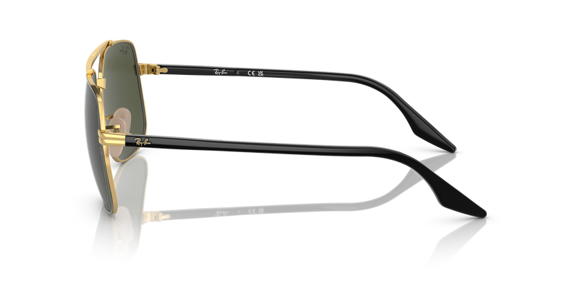 Ray-Ban RB3699 in Black On Gold - Alternate View