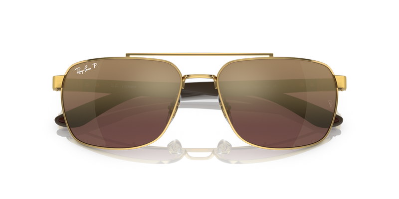 Ray-Ban RB3701 in Arista Gold - Side View