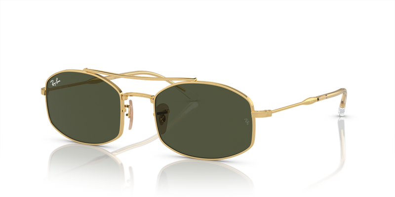 Ray-Ban RB3719 in Arista Gold / G-15 Green (001/31) - Alternate View