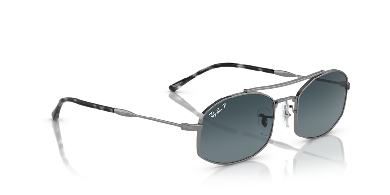 Ray-Ban RB3719 in Gunmetal / Dark Blue Polarized (004/S3) - Alternate View
