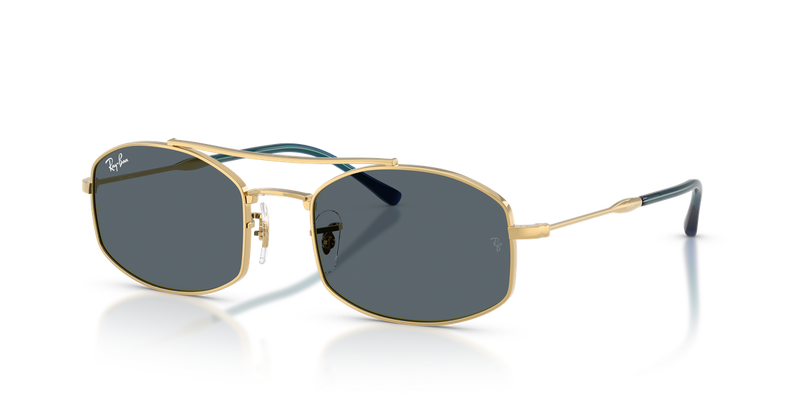 Ray-Ban RB3719 in Arista Gold / Blue (9278R5) - Alternate View