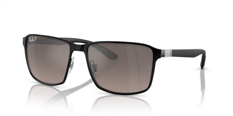 Ray-Ban RB3721CH in Black On Black - Front View