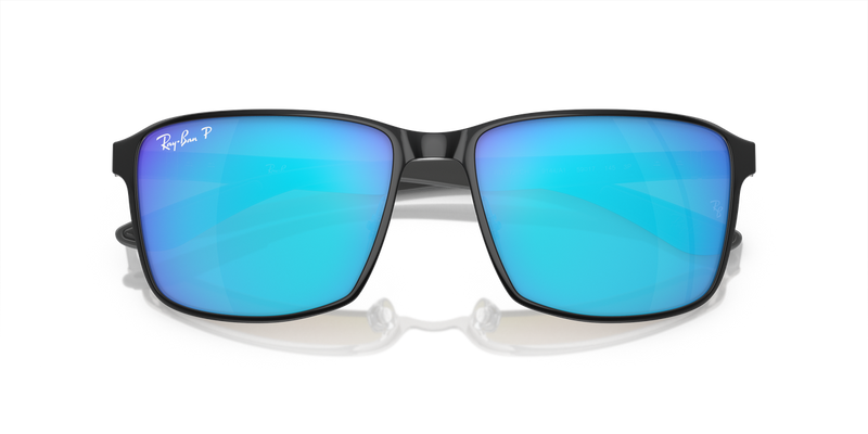 Ray-Ban RB3721CH in Black On Silver - Alternate View