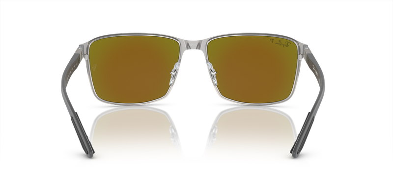 Ray-Ban RB3721CH in Black On Silver - Alternate View