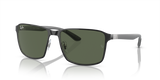 Black On Silver / Dark Green (914471)
