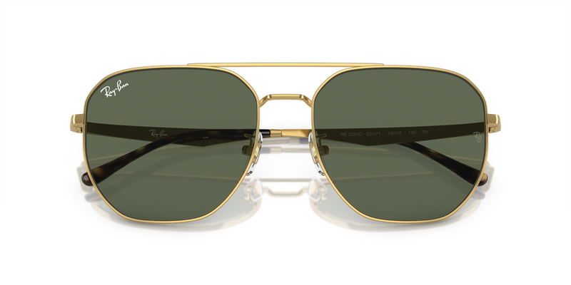 Ray-Ban RB3724D in Arista Gold - Side View
