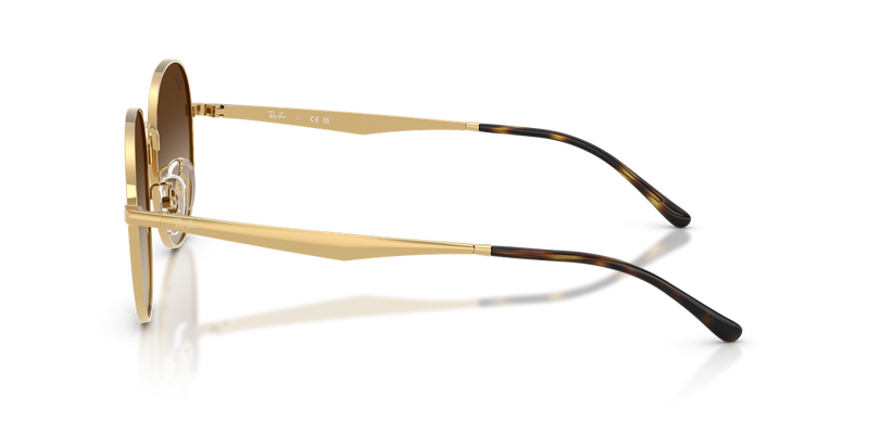 Ray-Ban RB3727D in Arista Gold / Brown Gradient (001/13) - Back View