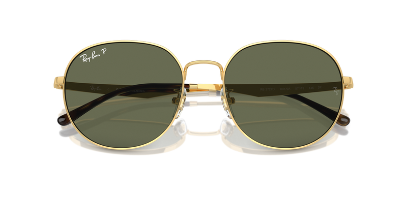 Ray-Ban RB3727D in Arista Gold / Dark Green Polarized (001/9A) - Alternate View
