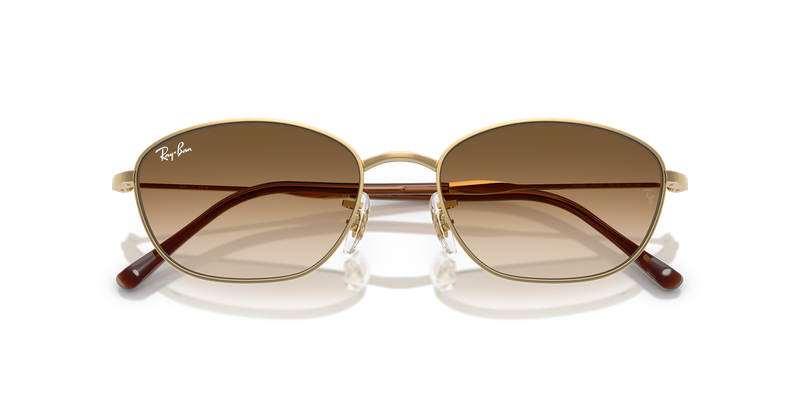 Ray-Ban RB3749 in Arista Gold / Clear Gradient Brown (001/51) - Alternate View