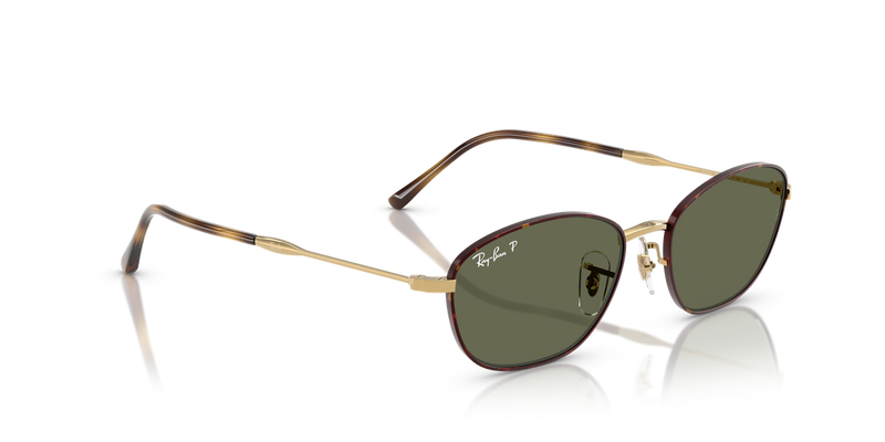 Ray-Ban RB3749 in Havana On Gold / G-15 Green Polarized (927358) - Alternate View