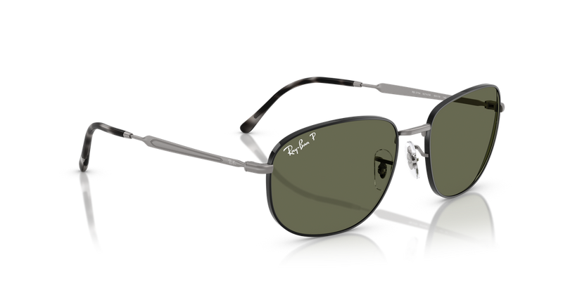 Ray-Ban RB3754 in Matte Black On Matte Gunmetal - Alternate View