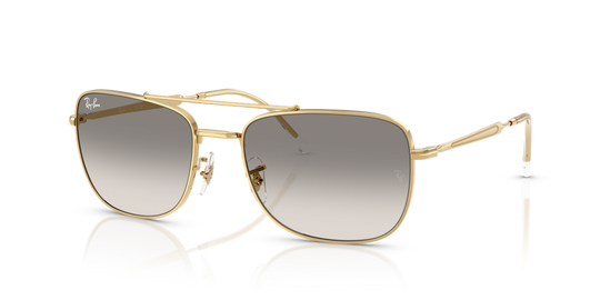 Ray-Ban RB3755 - Arista Gold / Clear Gradient Grey (001/32)