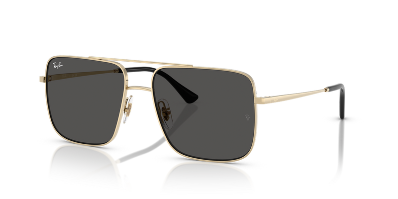 Ray-Ban ARI in Pale Gold - Front View