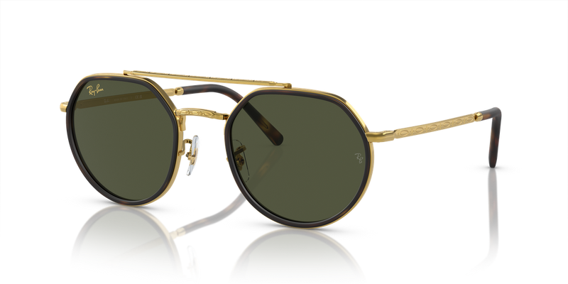 Ray-Ban RB3765 in Legend Gold / Green (919631) - Alternate View