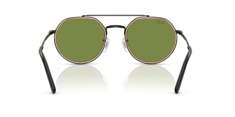 Ray-Ban RB3765 in Black / Green (92794E) - Temple Detail