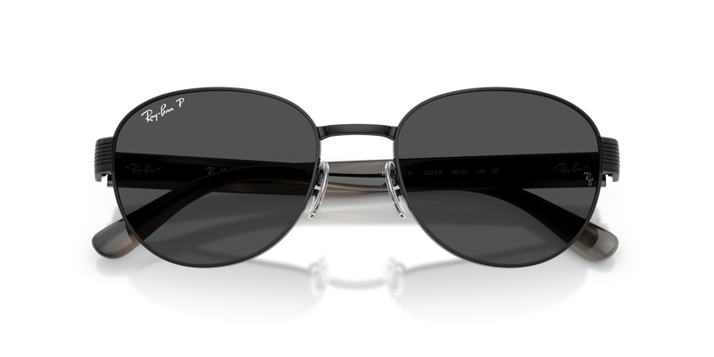 Ray-Ban RB3766CH in Black / Polarized+ Dark Grey (002/K8) - Alternate View