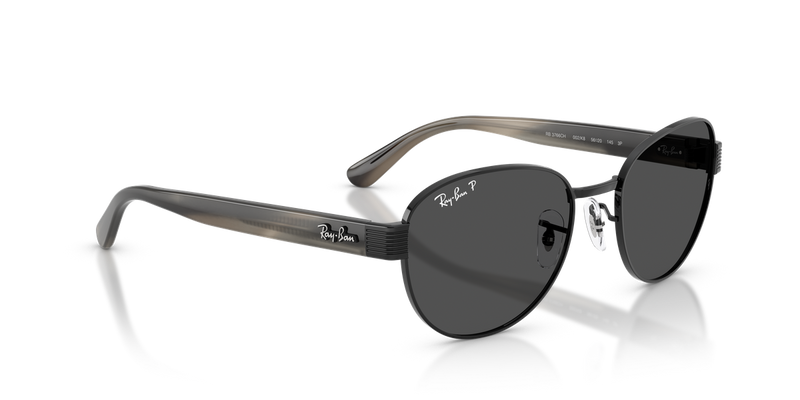 Ray-Ban RB3766CH in Black / Polarized+ Dark Grey (002/K8) - Alternate View