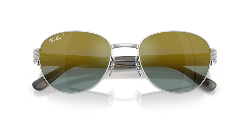 Ray-Ban RB3766CH in Silver / Gold Polarized+ (003/J0) - Alternate View