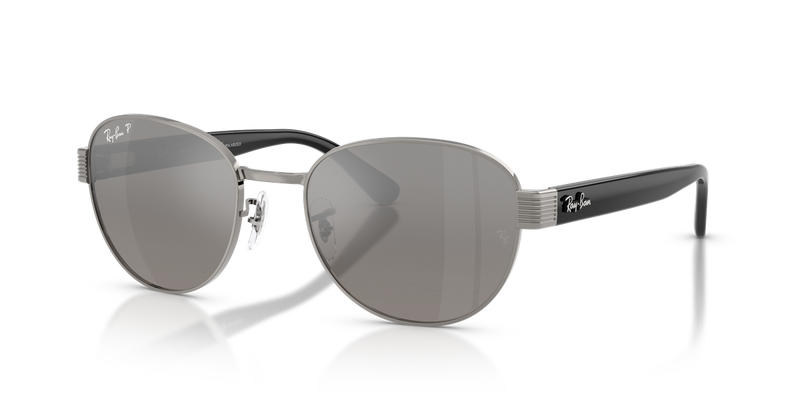 Ray-Ban RB3766CH in Gunmetal / Mirror Silver Polarized+ (004/5J) - Alternate View