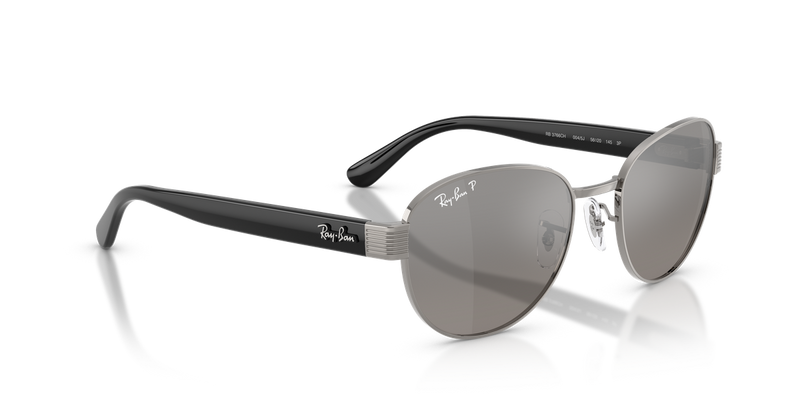 Ray-Ban RB3766CH in Gunmetal / Mirror Silver Polarized+ (004/5J) - Alternate View