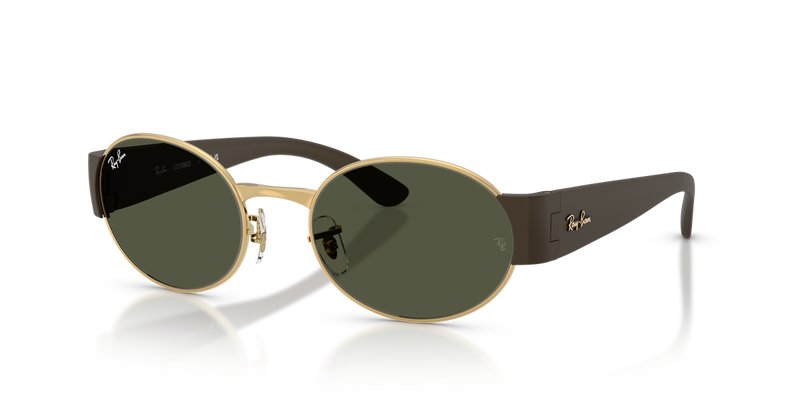 Ray-Ban RB3770 in Gold / Green (001/31) - Front View